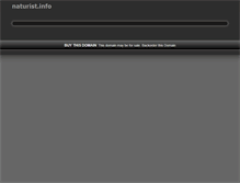 Tablet Screenshot of naturist.info